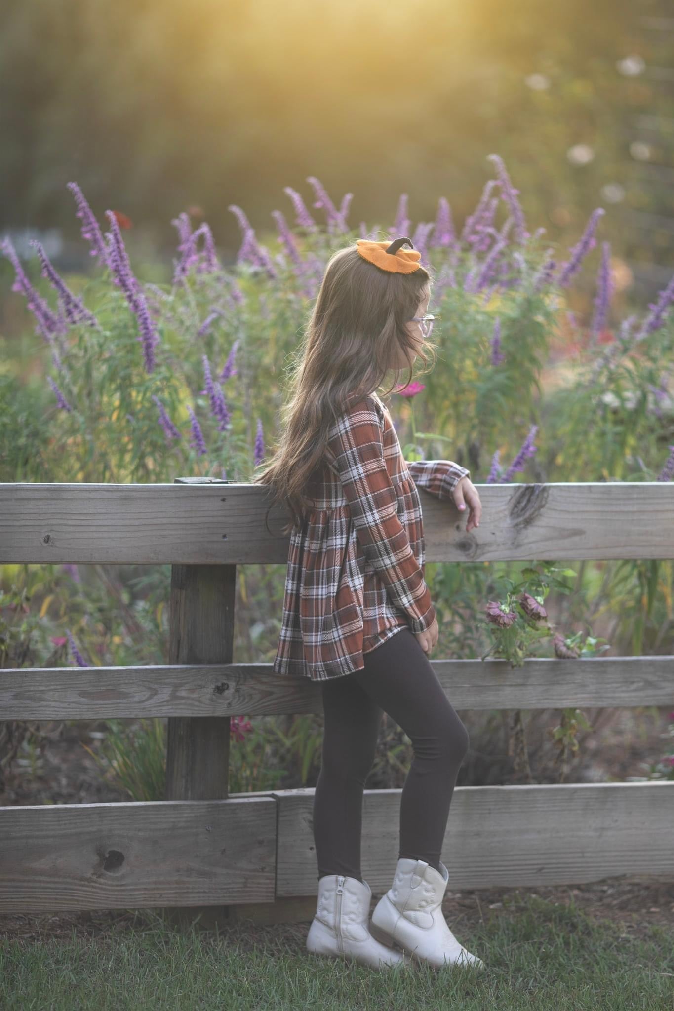 Pretty in Brown Plaid Set