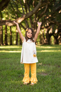 Puppy Pumpkin Patch Tunic Set