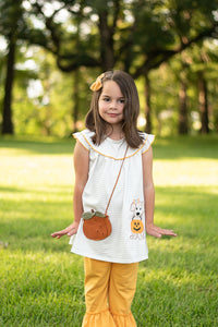 Puppy Pumpkin Patch Tunic Set