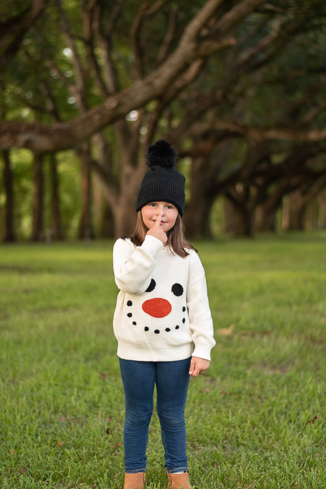 Snowman Knit Sweater