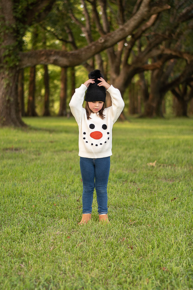 Snowman Knit Sweater