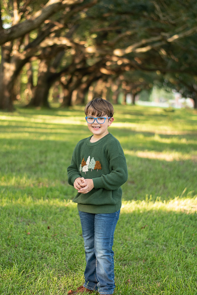 Green Forest Knit Sweater