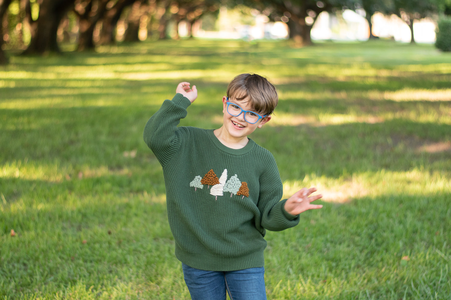 Green Forest Knit Sweater