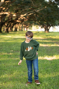 Green Forest Knit Sweater