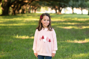 Pink Forest Knit Sweater